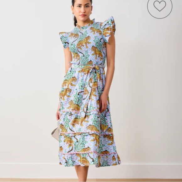 Printfresh Dresses & Skirts - New without tags Printfresh "Ready to Ruffle" in Bagheera print size small